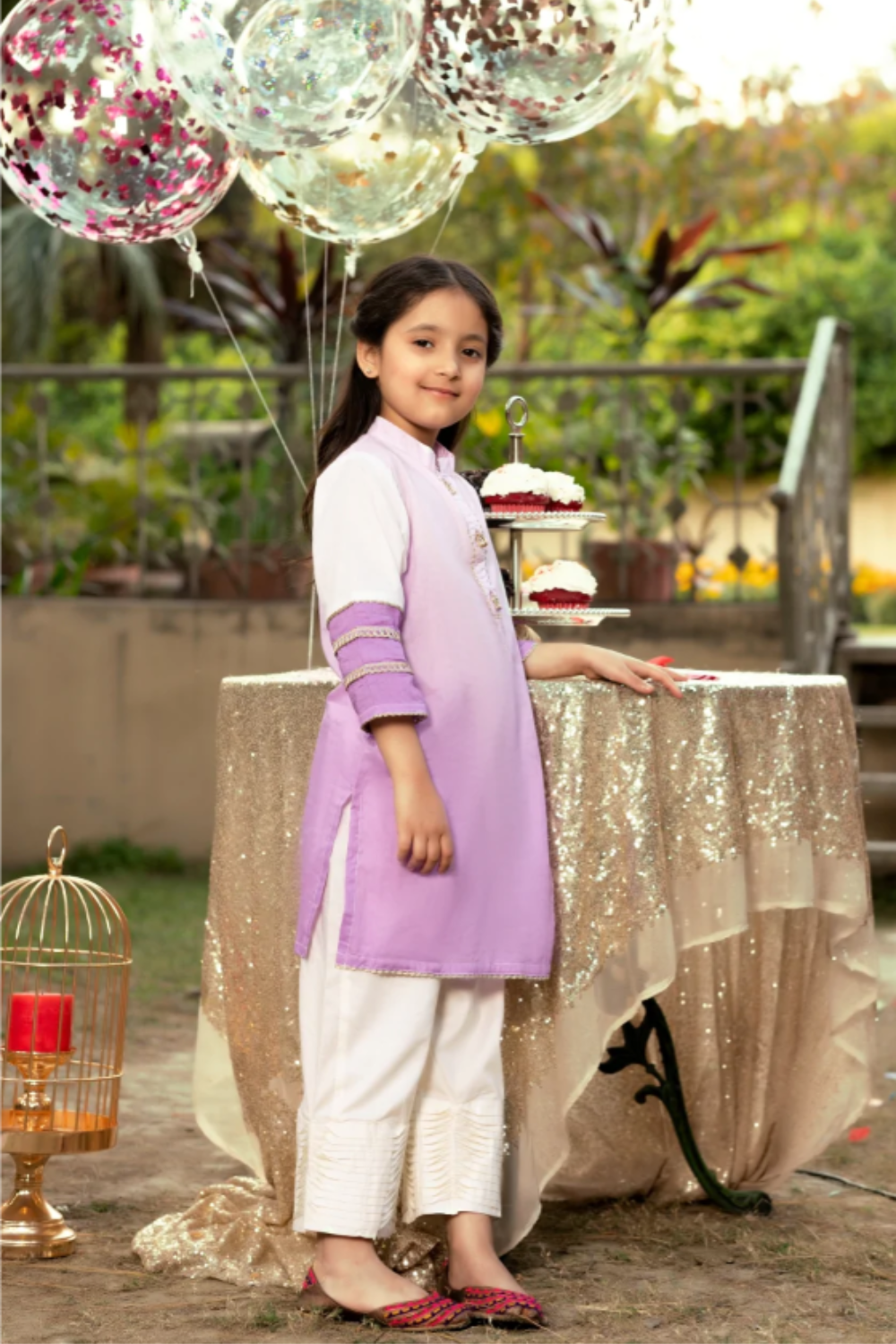 Kids Lawn Stitched Shirt