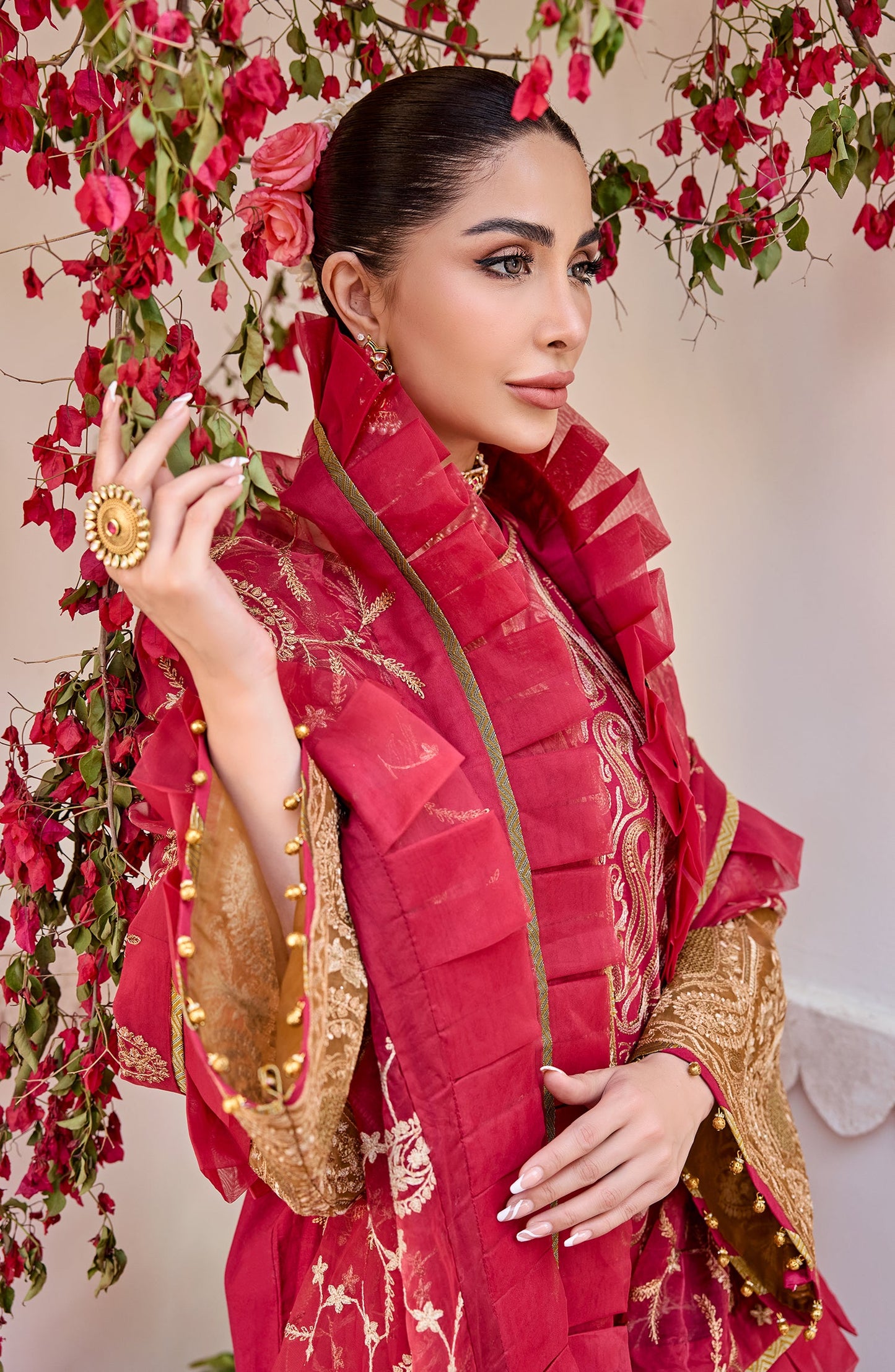 Luxury Lawn - Cranberry (MLFD-089) Maryum N Maria