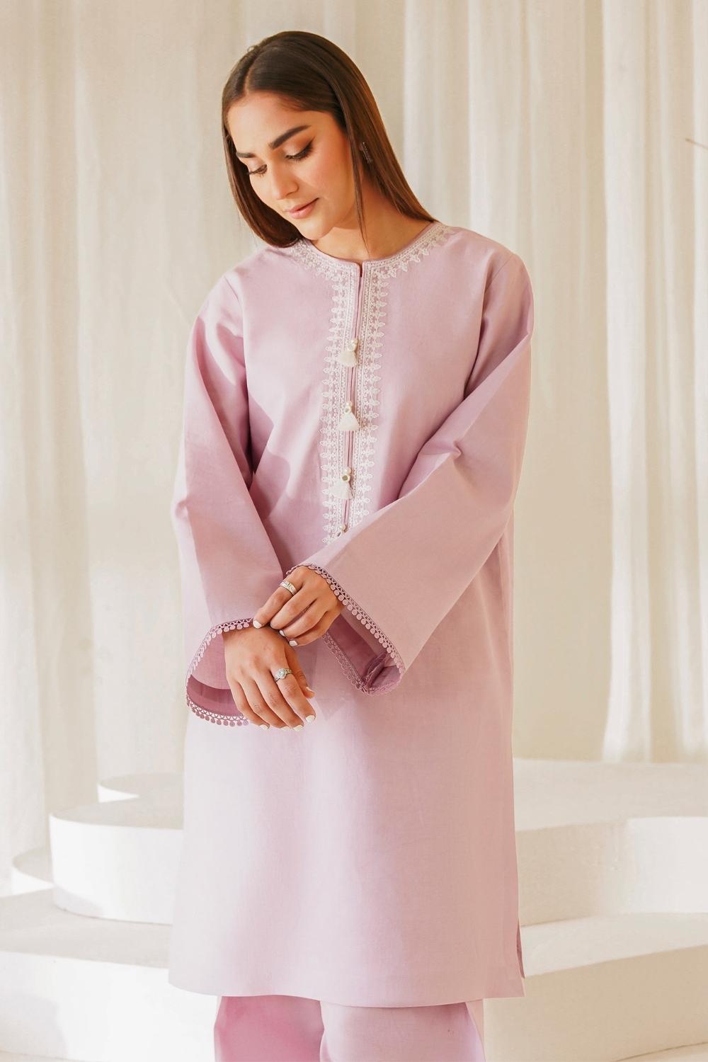 2 PC Stitched | Lawn Embroidered Shirt + Trouser