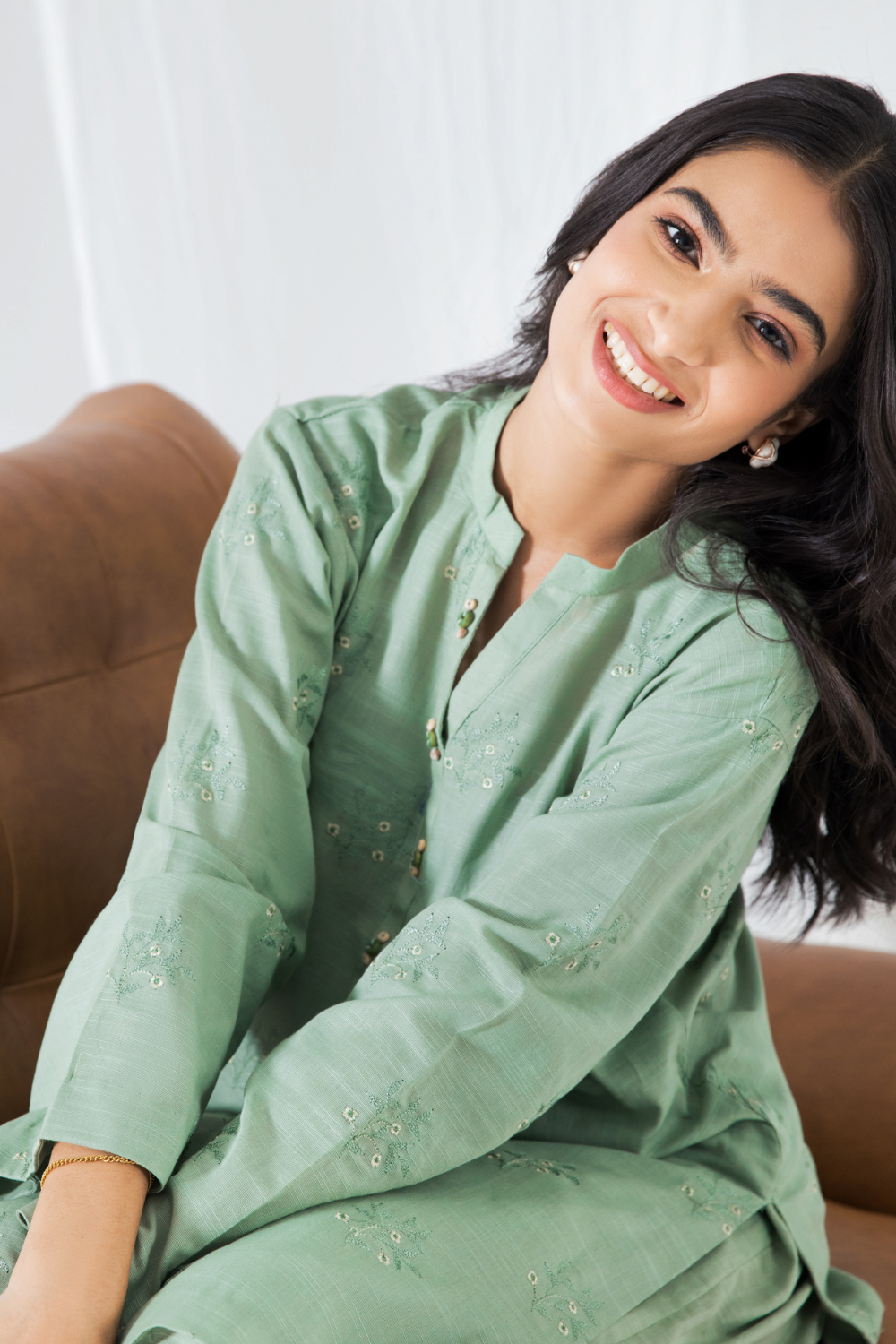 2 PC Unstitched | Khaddar Embroidered Shirt + Trouser