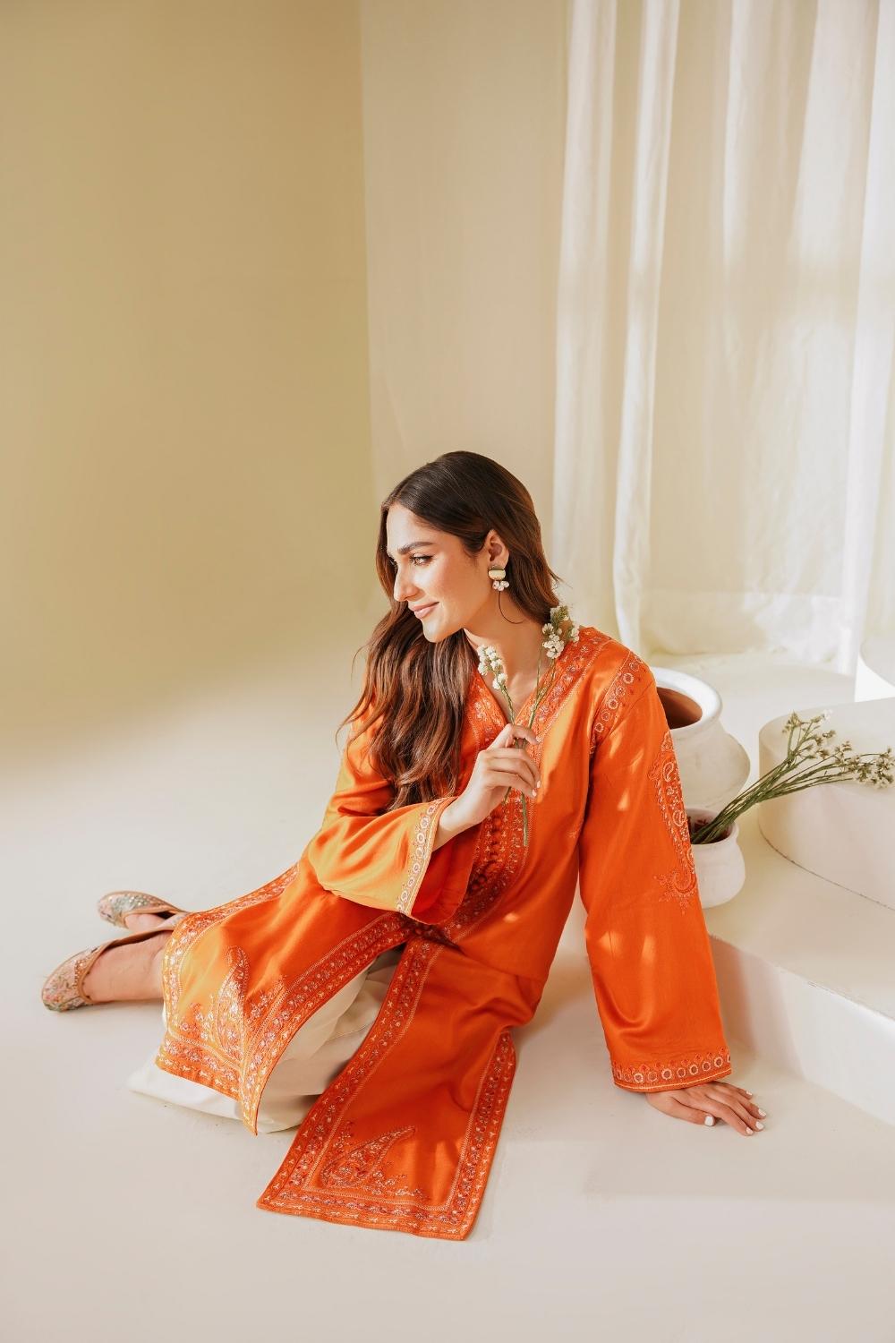 2 PC Stitched | Lawn Embroidered Shirt + Trouser