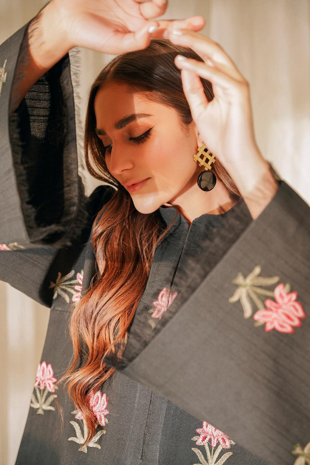 2 PC Stitched | Lawn Embroidered Shirt + Trouser