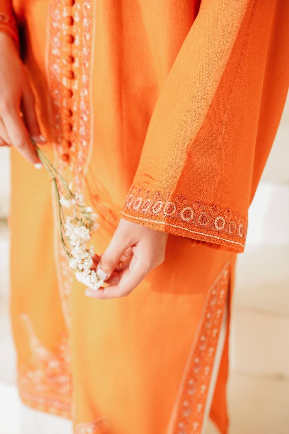 2 PC Stitched | Lawn Embroidered Shirt + Trouser