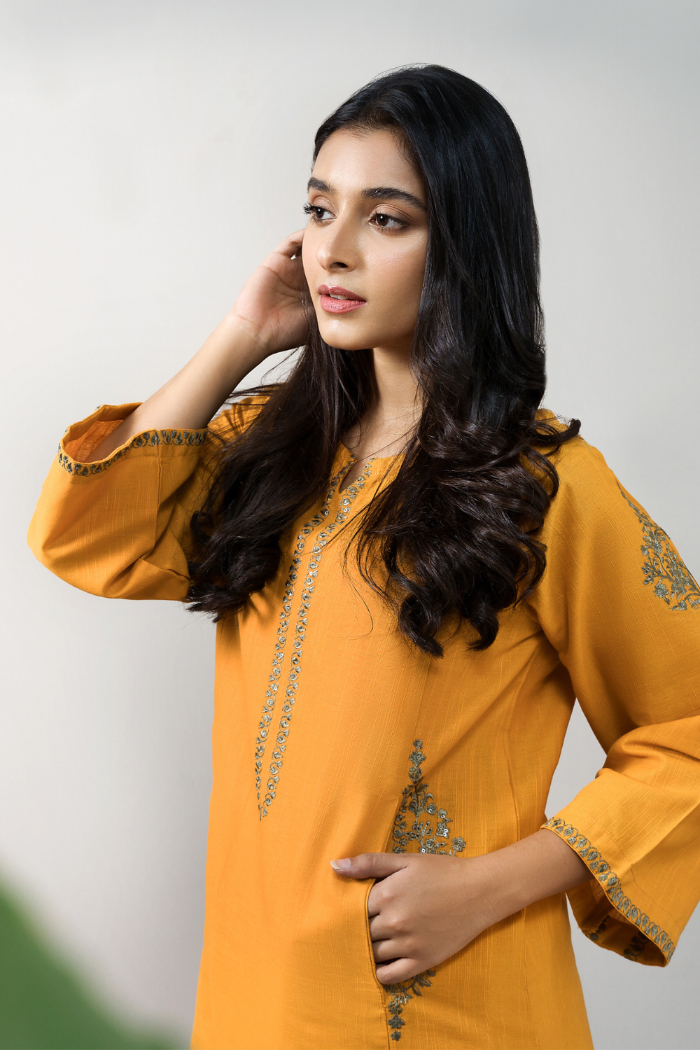 2 PC Stitched | Khaddar Embroidered Shirt + Trouser