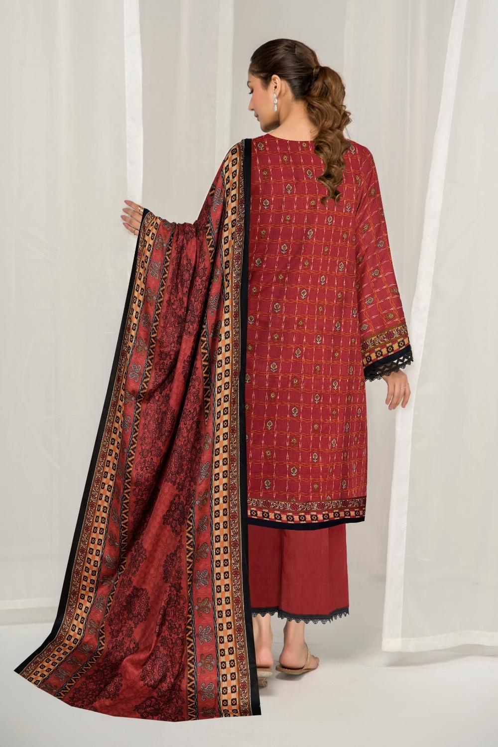 3 PC Unstitched | Printed Lawn Suit