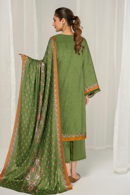 3 PC Unstitched | Printed Lawn Suit