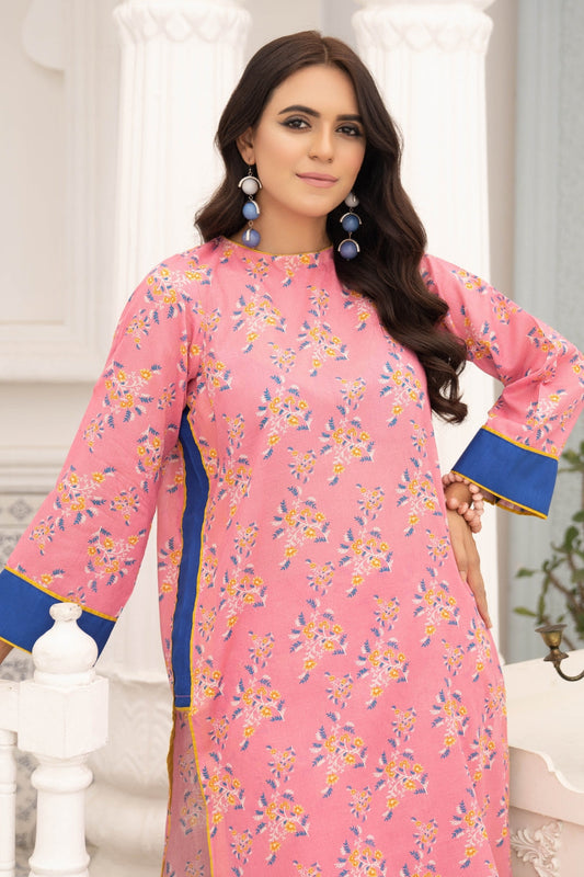 2PC Unstitched | Printed Lawn Shirt + Trouser