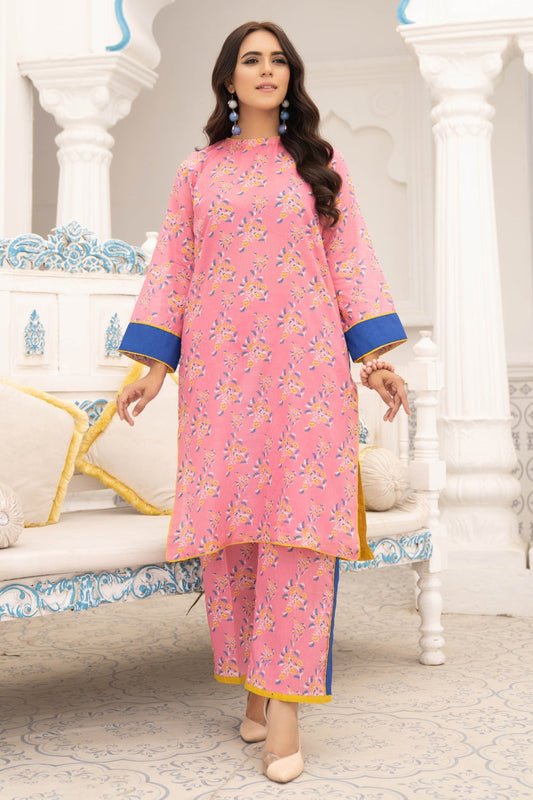 2PC Unstitched | Printed Lawn Shirt + Trouser