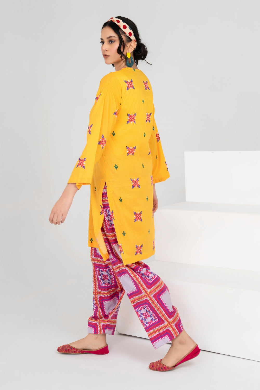 2PC Unstitched | Printed Lawn Shirt + Trouser