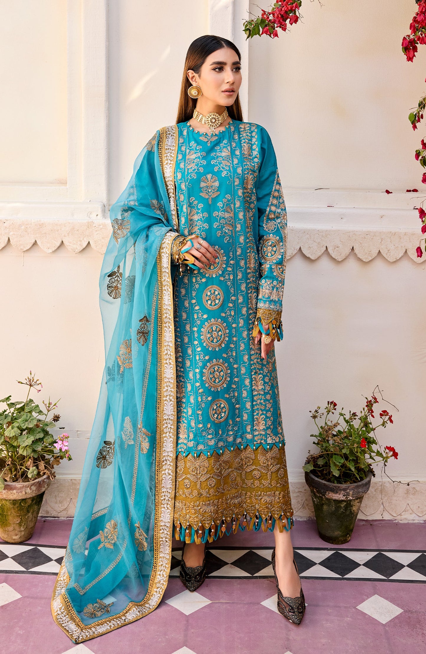 Luxury Lawn - Thankful (MLFD-091) Maryum N Maria