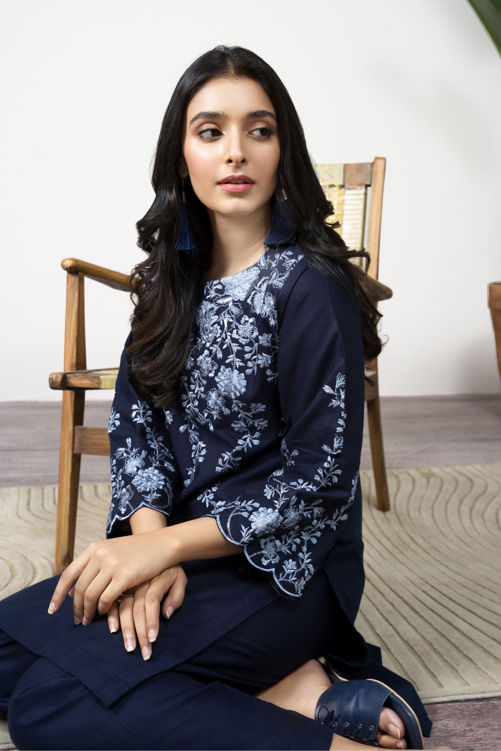 2 PC Stitched | Khaddar Embroidered Shirt + Trouser