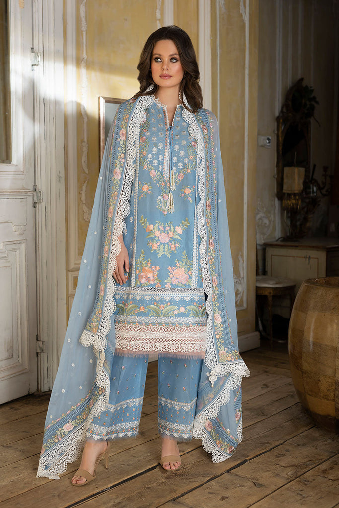 L23-3A DESIGN 3A SOBIA NAZIR LUXURY LAWN 2023 UNSTITCHED