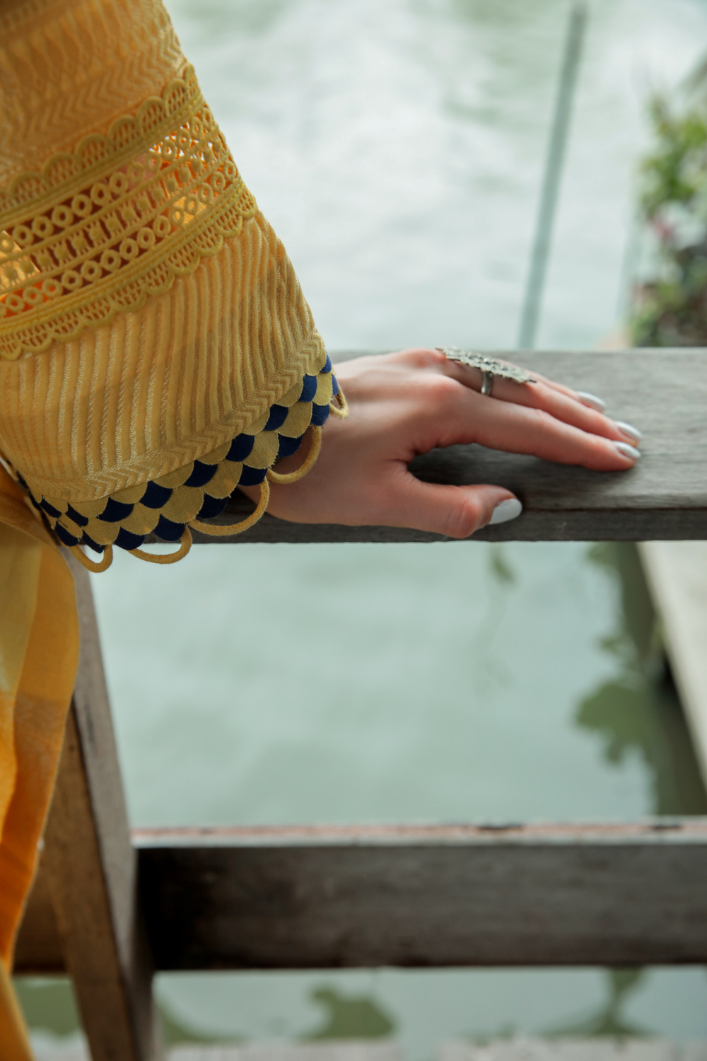 3 PC Unstitched | Embroidered Jacquard Suit