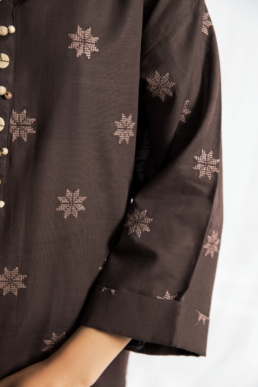 2 PC Unstitched | Khaddar Embroidered Shirt + Trouser