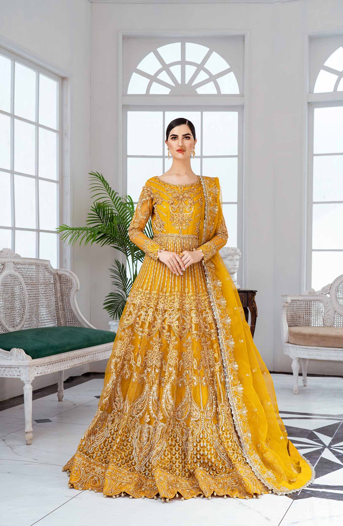 Bridal Maxi - Misted Yellow (MBM-0035)