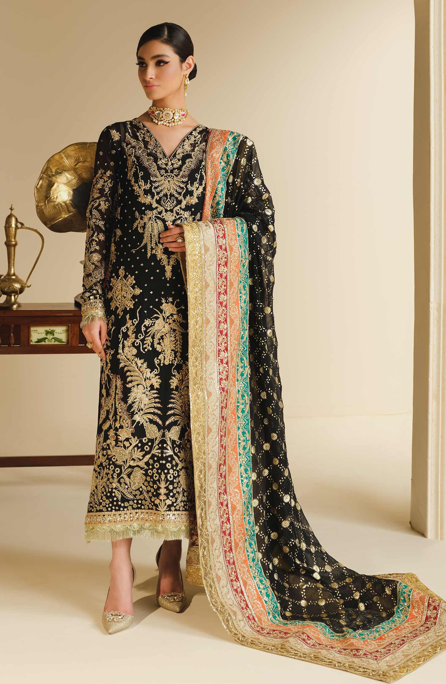 Formal Dress - Ruhi (SFD-0070) Shamrock Premium