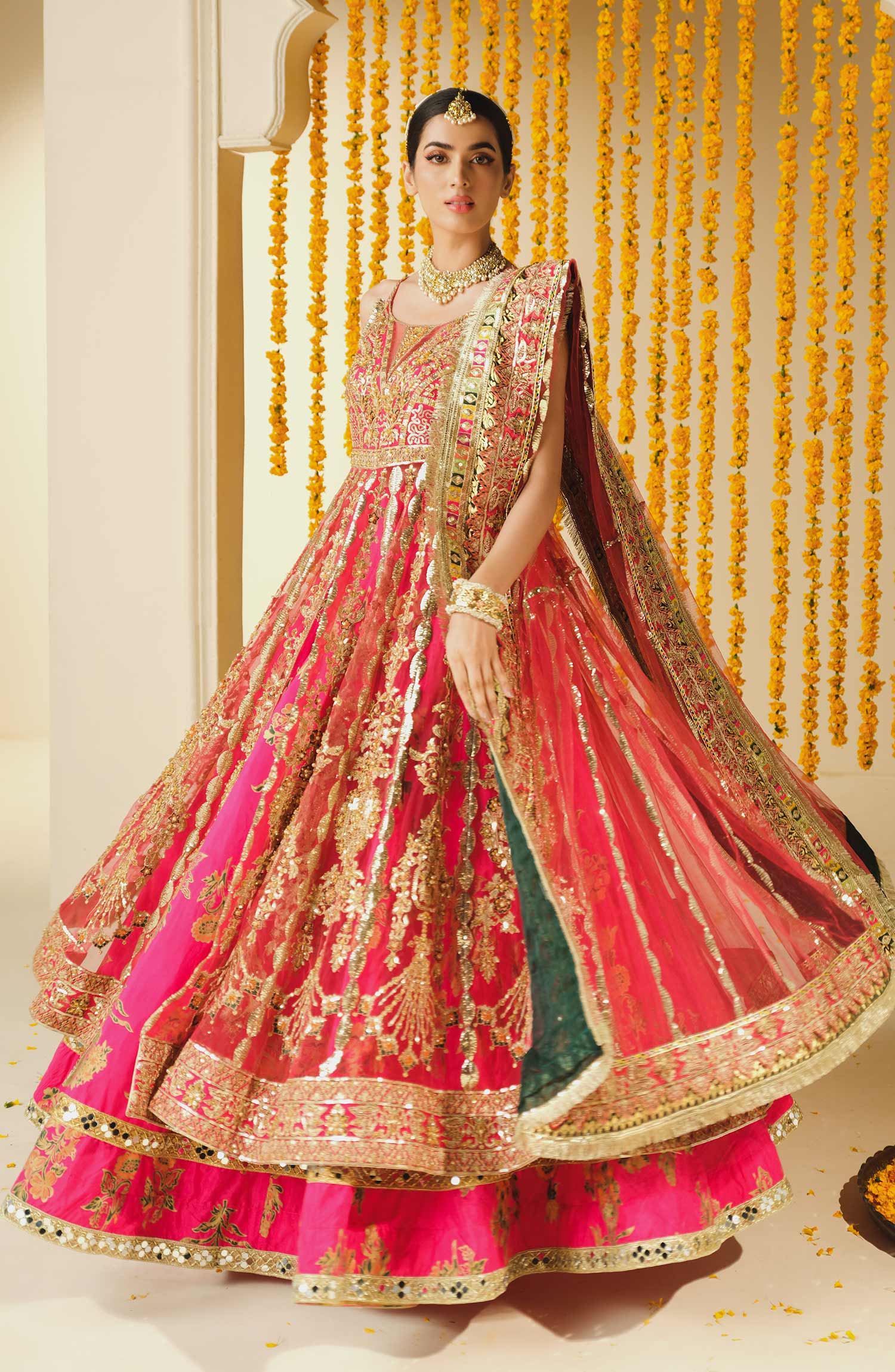 Bridal Lehenga - Surai (SFF-0002) Shamrock Premium