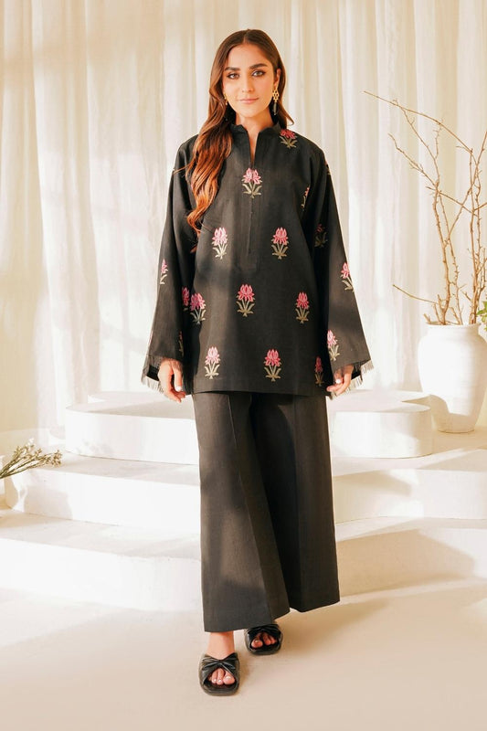 2 PC Stitched | Lawn Embroidered Shirt + Trouser