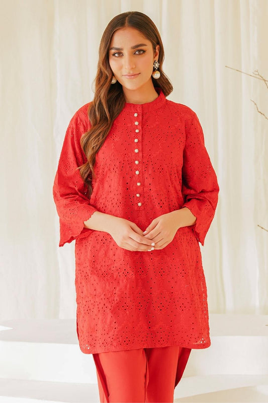 2 PC Stitched | Lawn Embroidered Shirt + Trouser