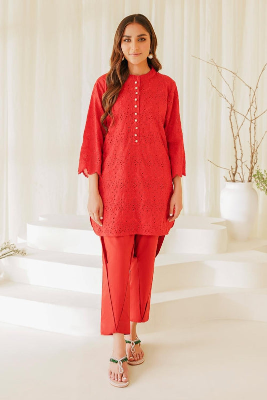 2 PC Stitched | Lawn Embroidered Shirt + Trouser