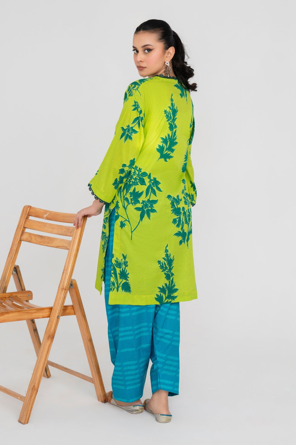 2PC Unstitched | Printed Lawn Shirt + Trouser