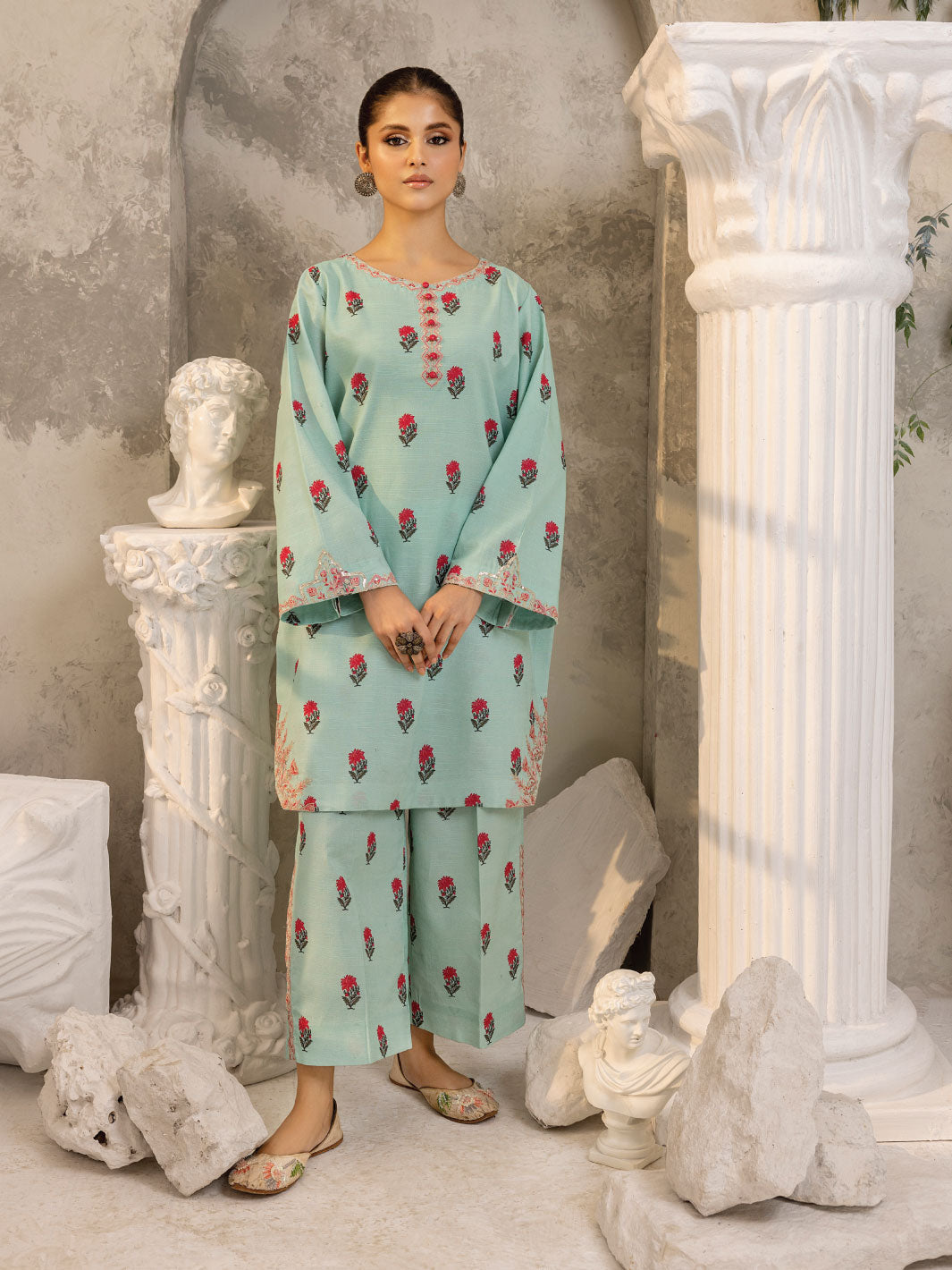 Zeba | 2 PC Stitched