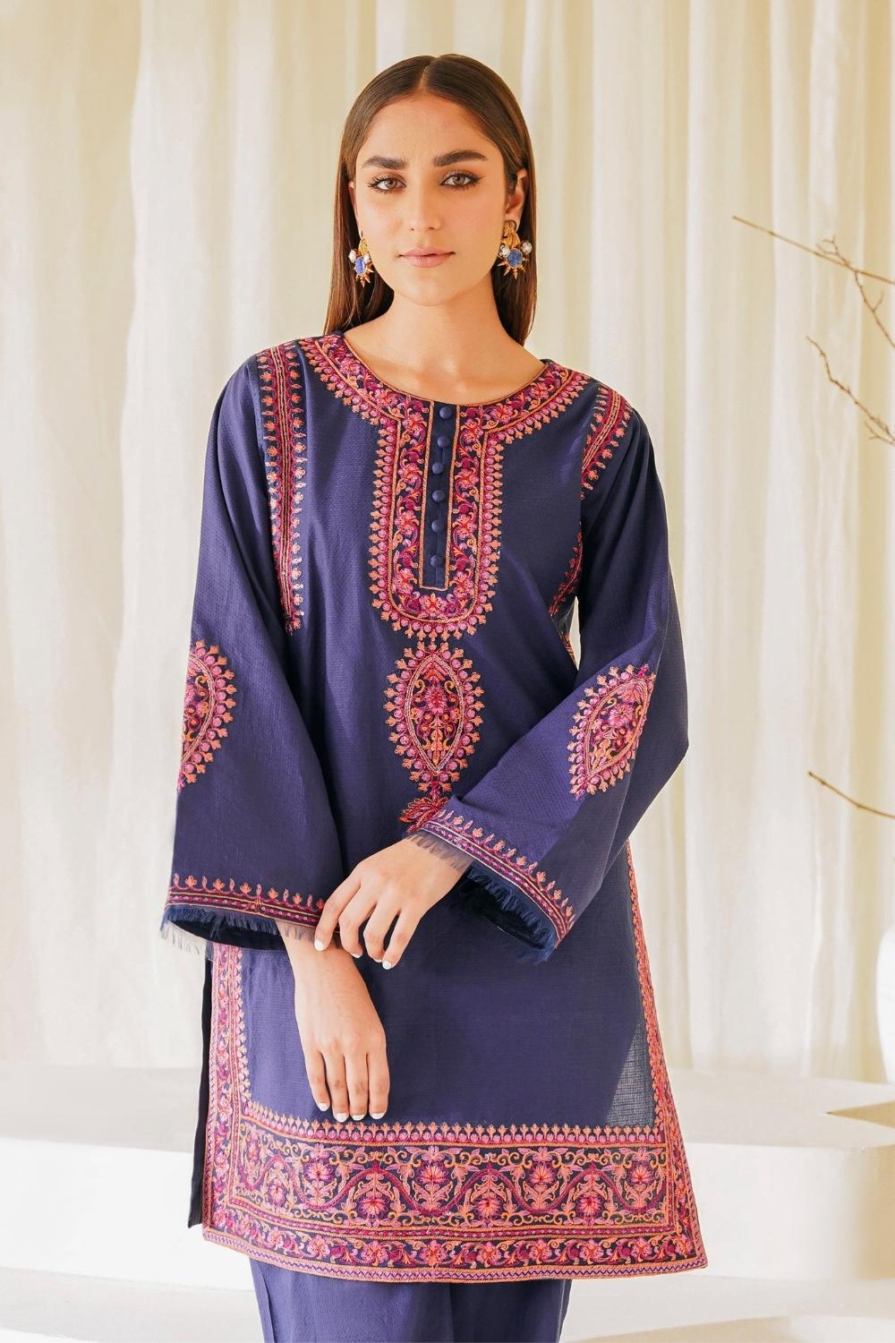 2 PC Stitched | Lawn Embroidered Shirt + Trouser