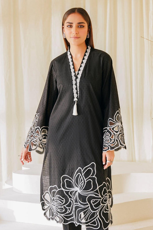 2 PC Stitched | Lawn Embroidered Shirt + Trouser