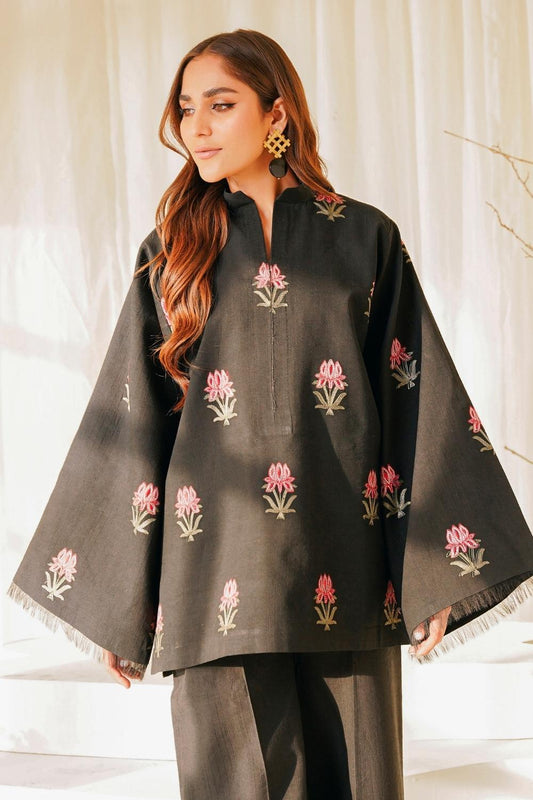 2 PC Stitched | Lawn Embroidered Shirt + Trouser