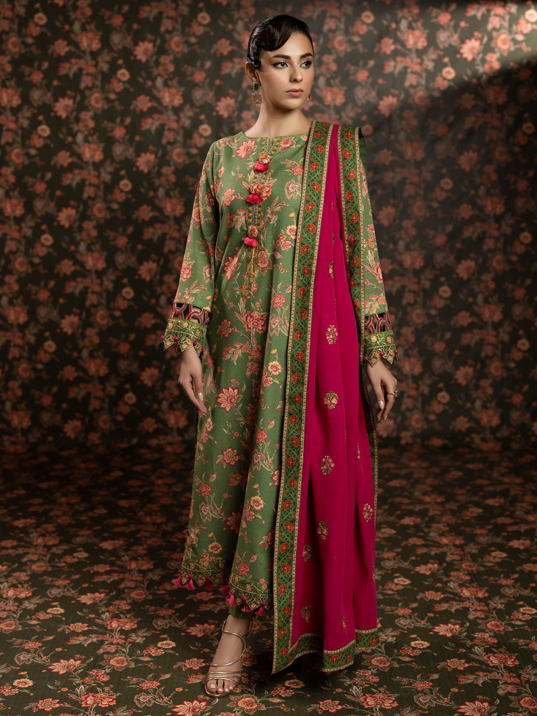 ADEERA | 3PC Unstitched