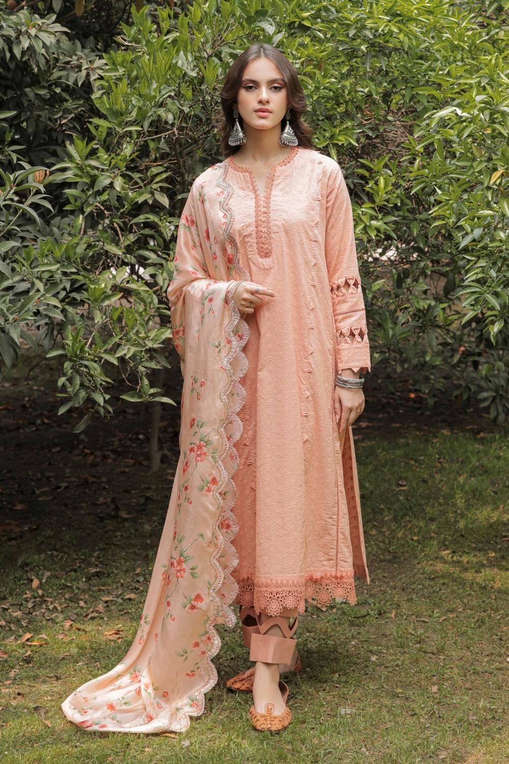 3 PC STITCHED | EMBROIDERED LAWN SUIT