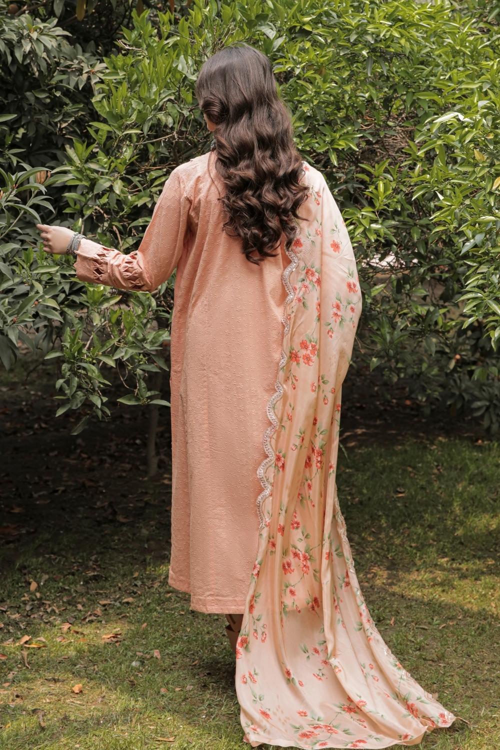 3 PC STITCHED | EMBROIDERED LAWN SUIT