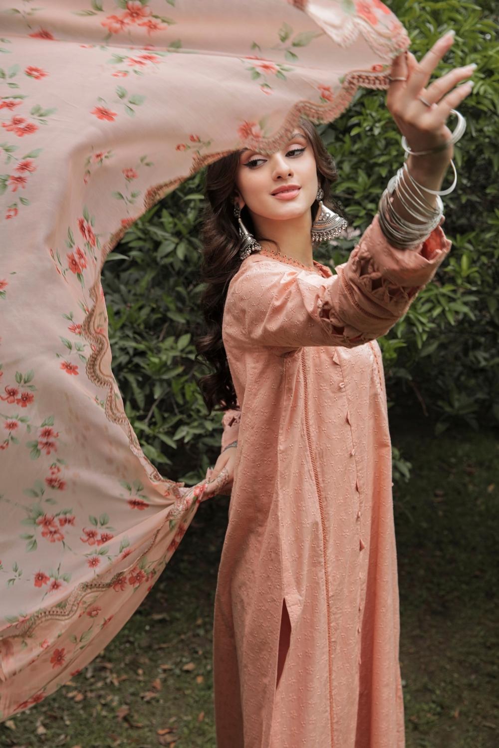 3 PC STITCHED | EMBROIDERED LAWN SUIT