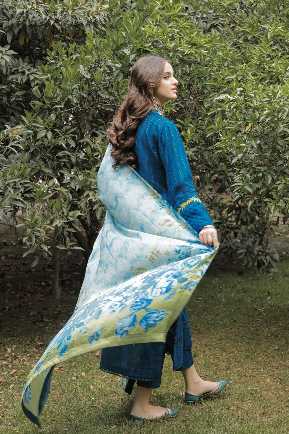 3 PC STITCHED | EMBROIDERED LAWN SUIT