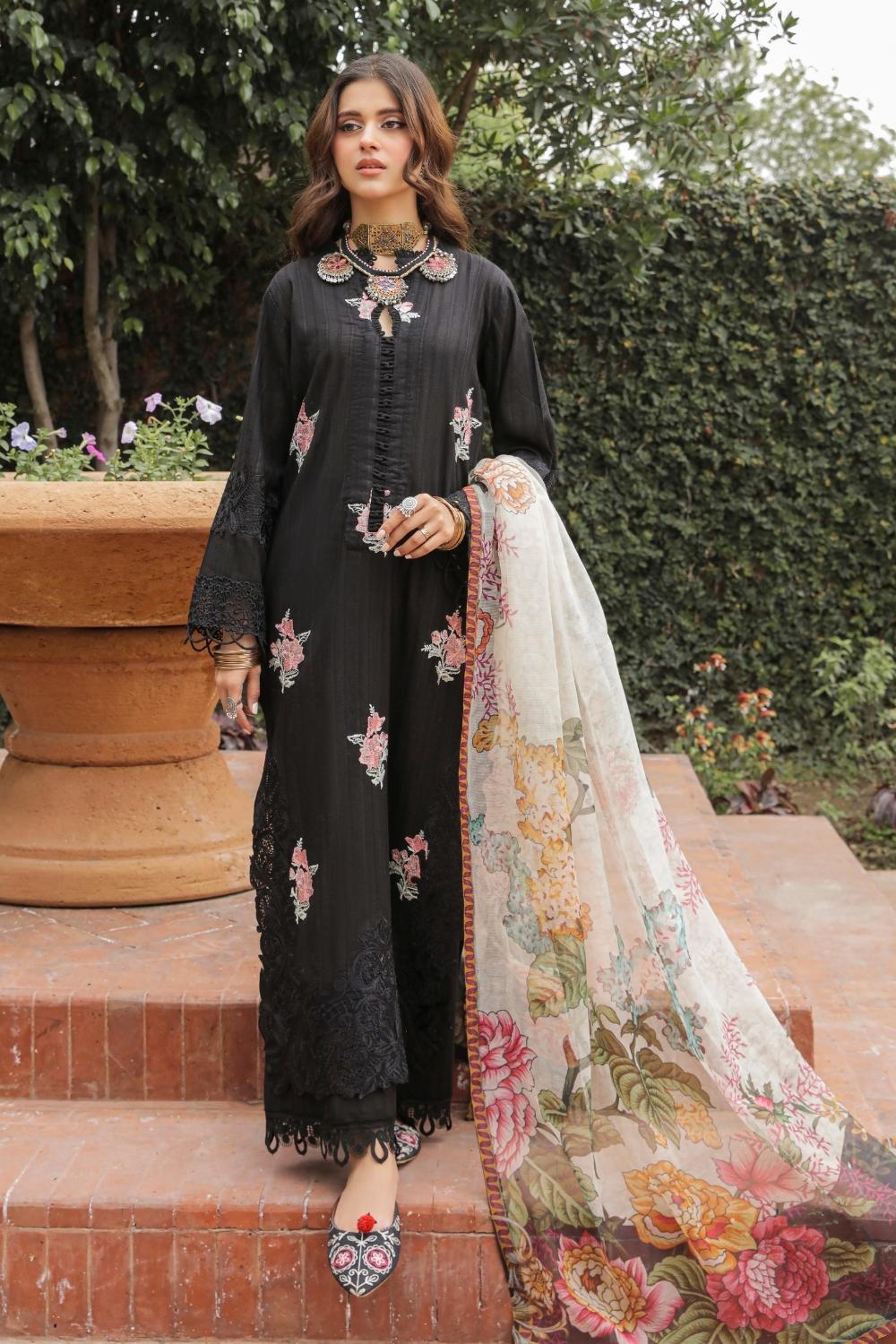 3 PC STITCHED | EMBROIDERED LAWN SUIT