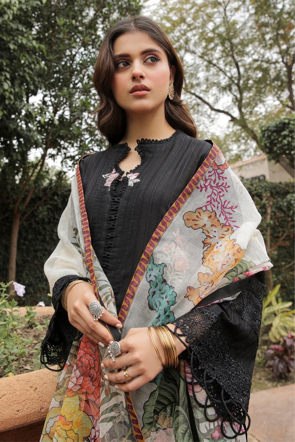 3 PC STITCHED | EMBROIDERED LAWN SUIT