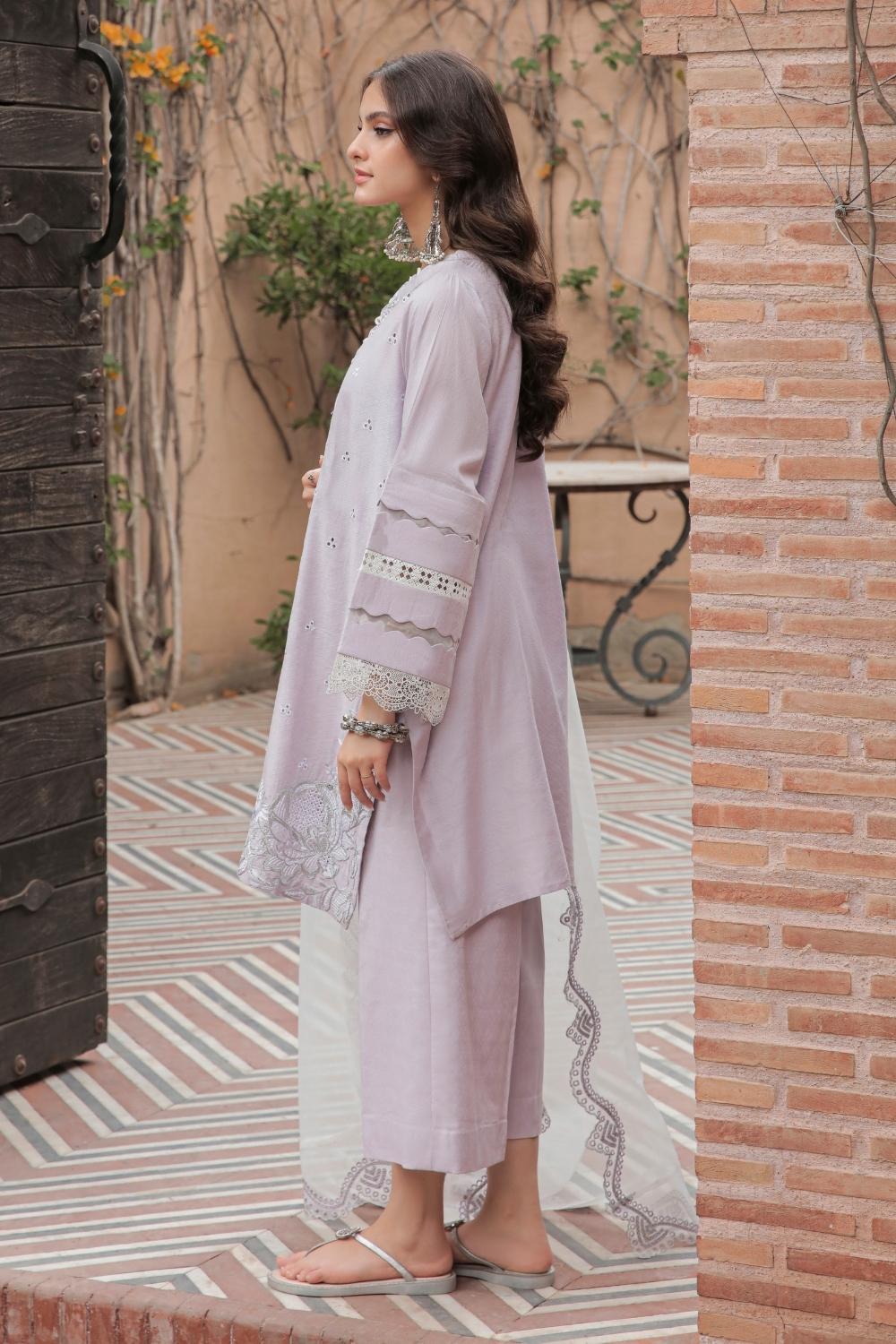 3 PC STITCHED | EMBROIDERED LAWN SUIT