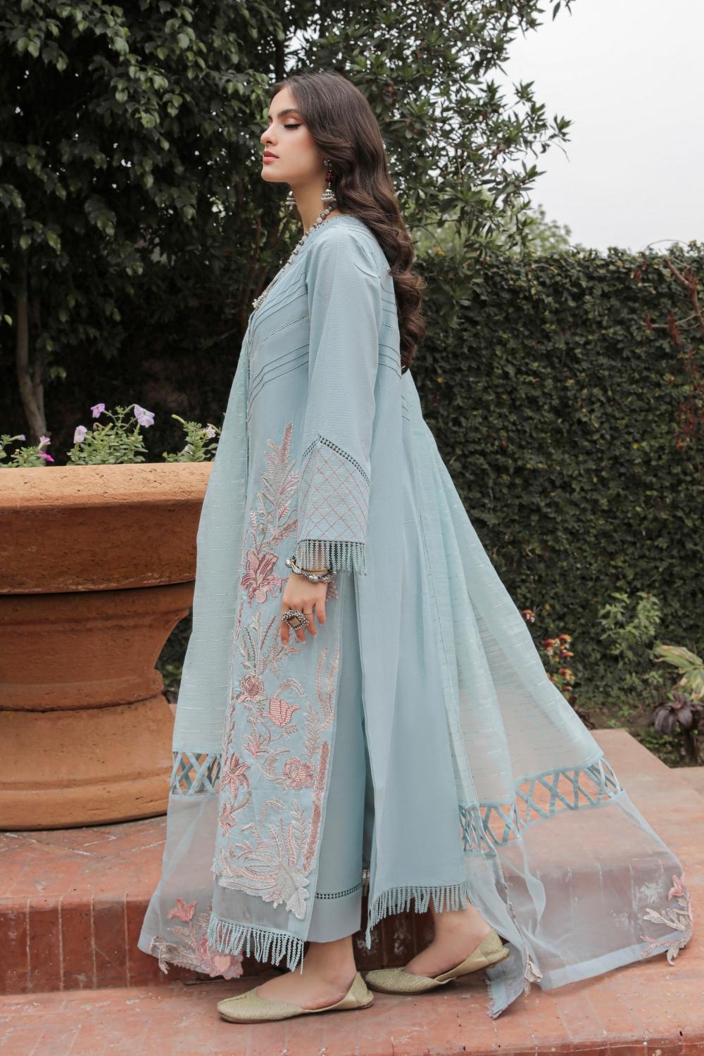 3 PC STITCHED | EMBROIDERED LAWN SUIT