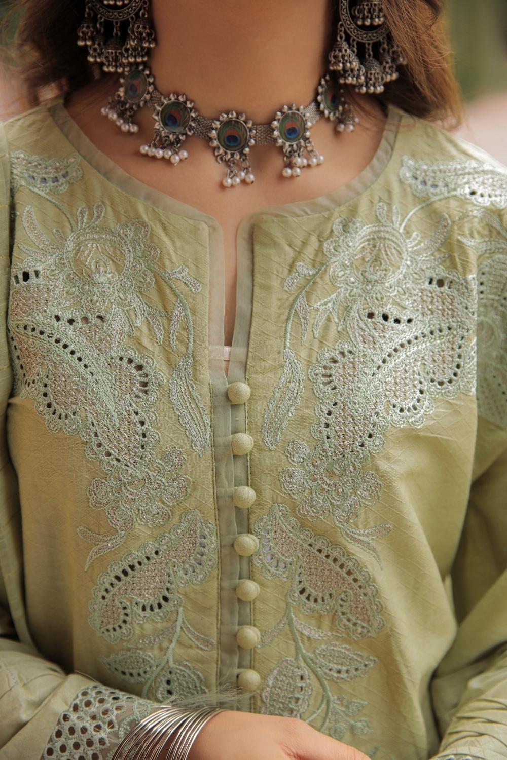 3 PC STITCHED | EMBROIDERED LAWN SUIT