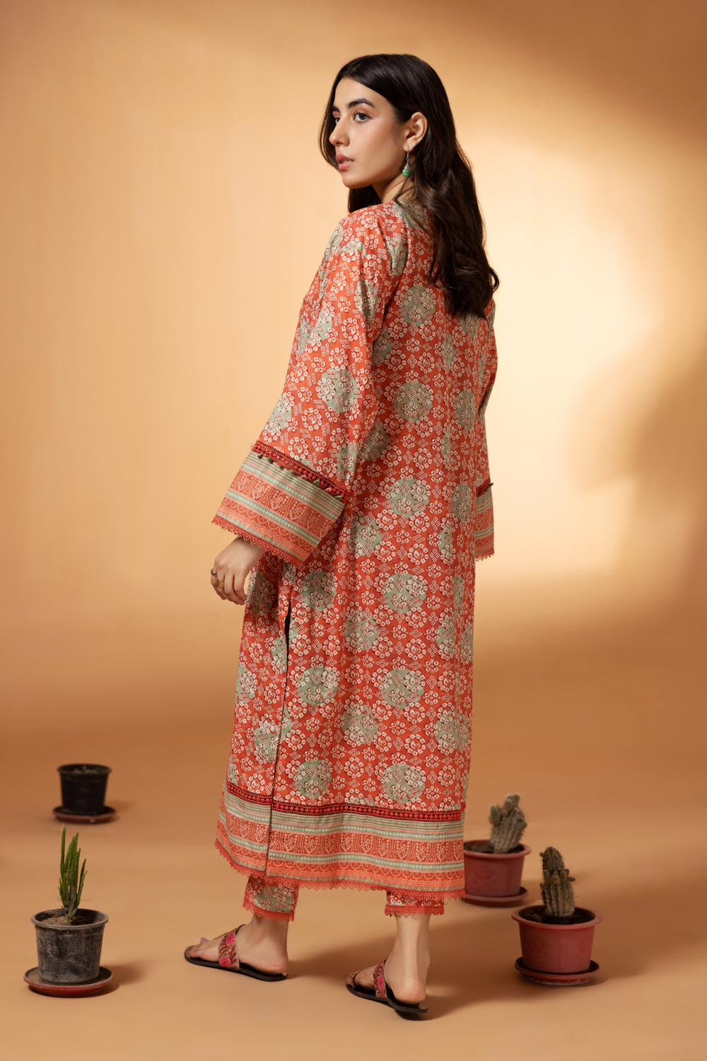 2 PC Unstitched | Printed Cambric Shirt + Trouser