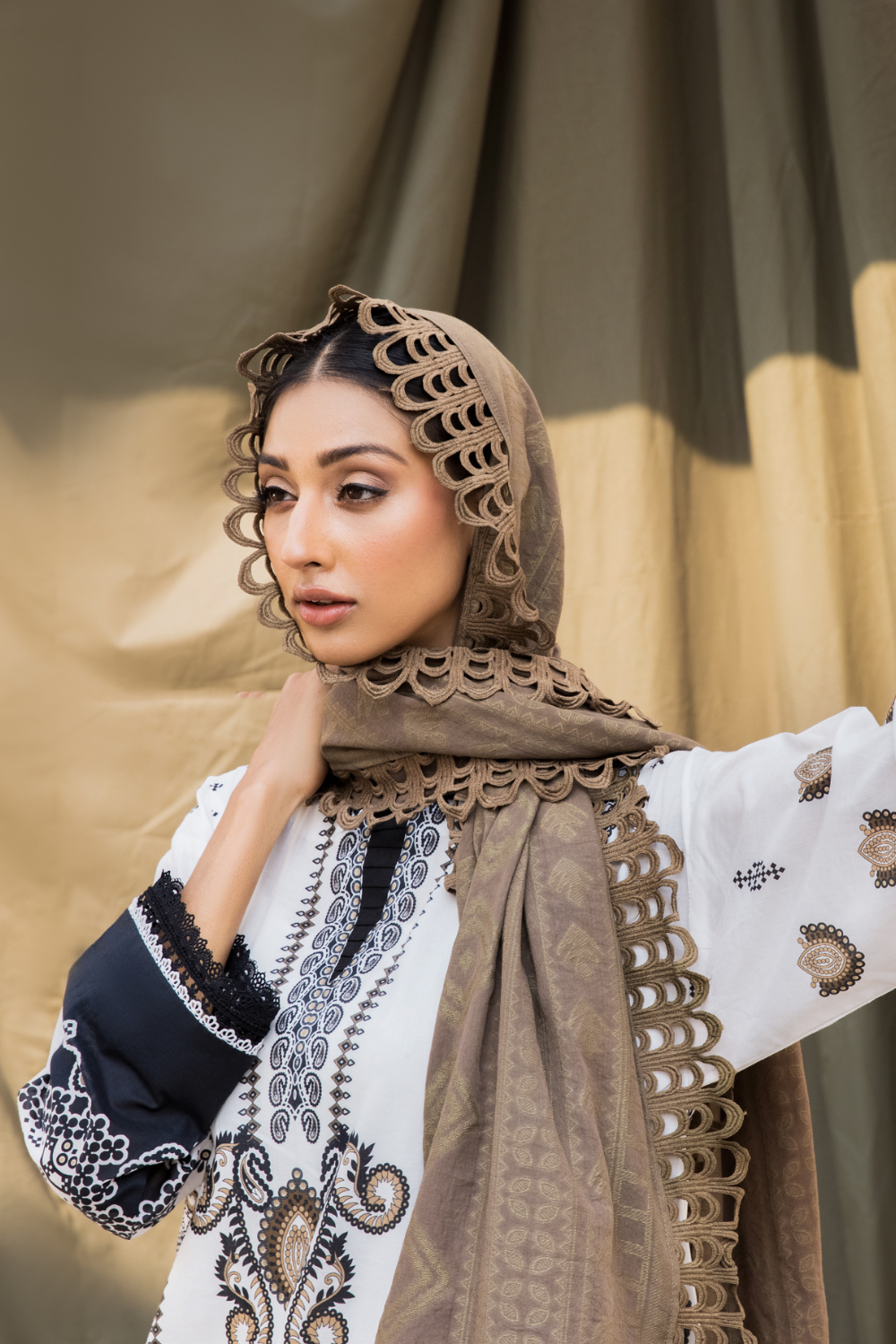 3PC Unstitched | Digital Printed Cambric Suit