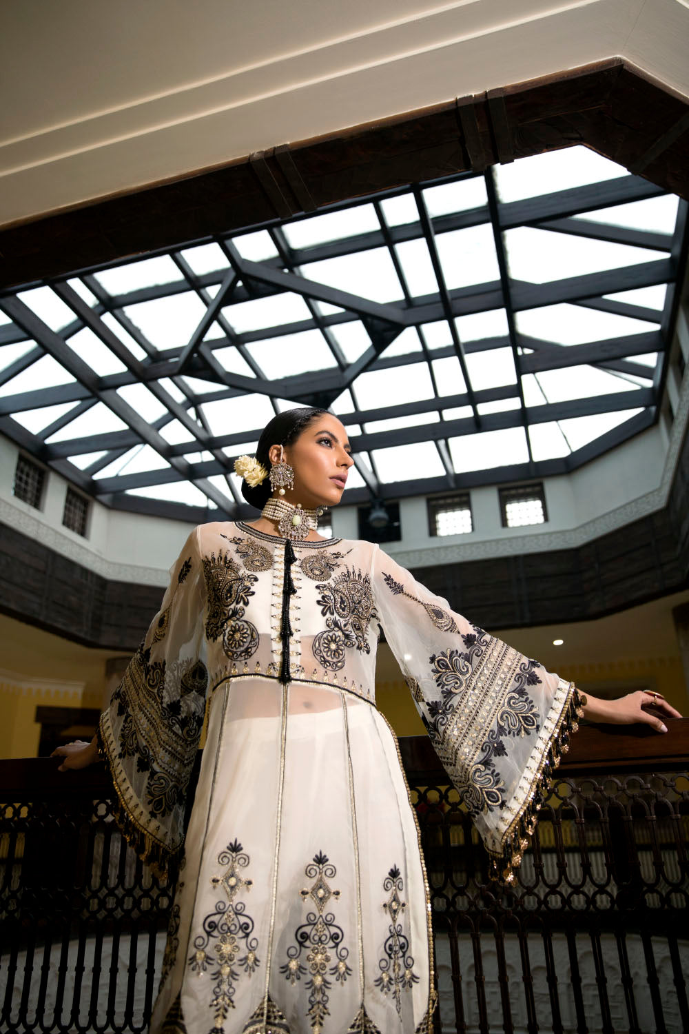 3 PC Unstitched Embroidered Suit