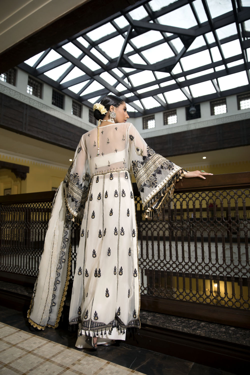 3 PC Unstitched Embroidered Suit