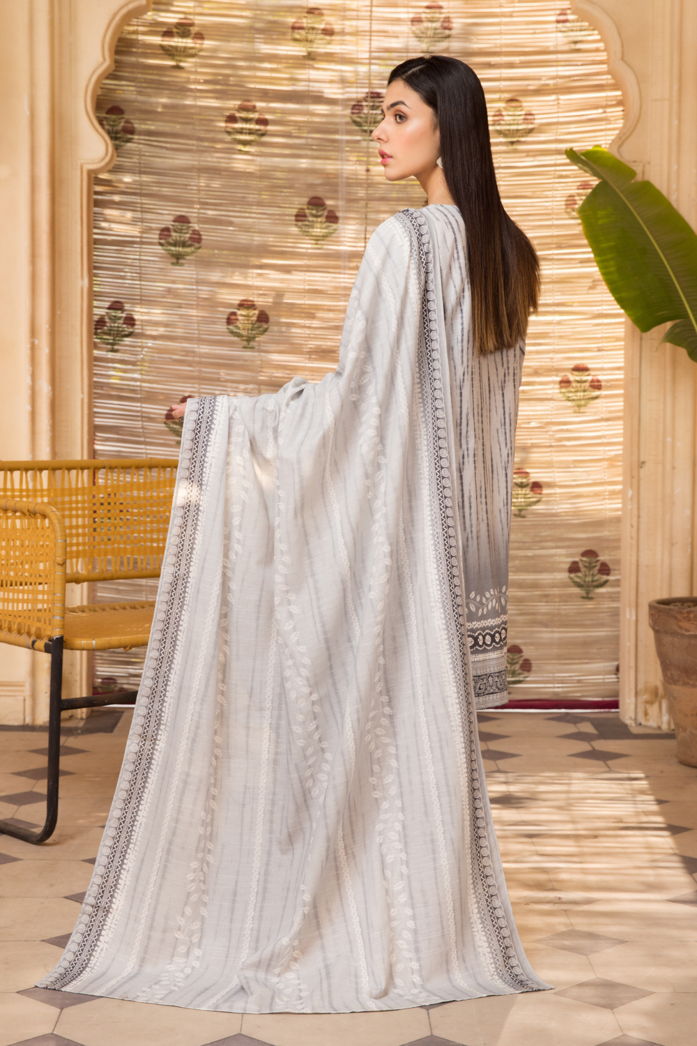 3 PC Unstitched | Khaddar  Printed Suit