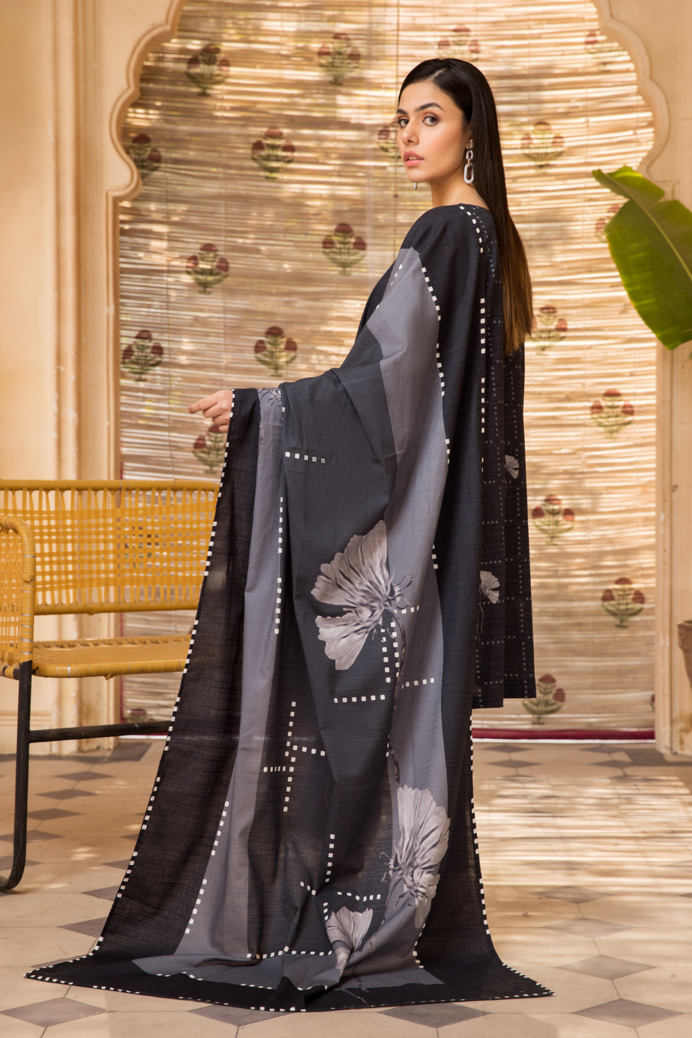 3 PC Unstitched | Khaddar  Printed Suit