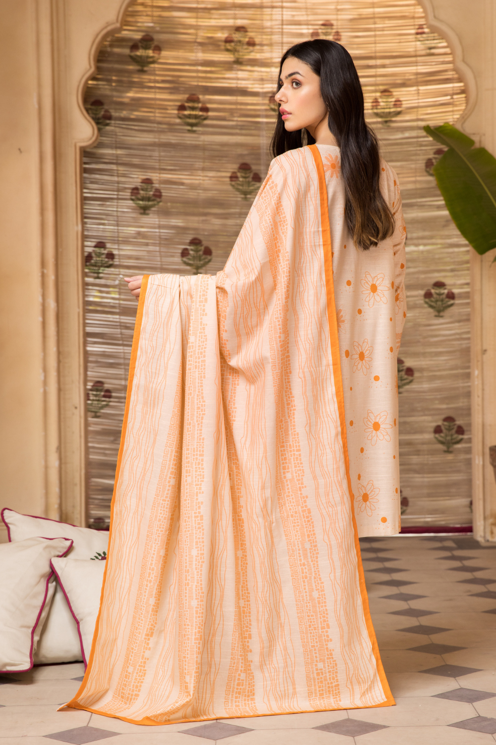 3 PC Unstitched | Khaddar  Printed Suit