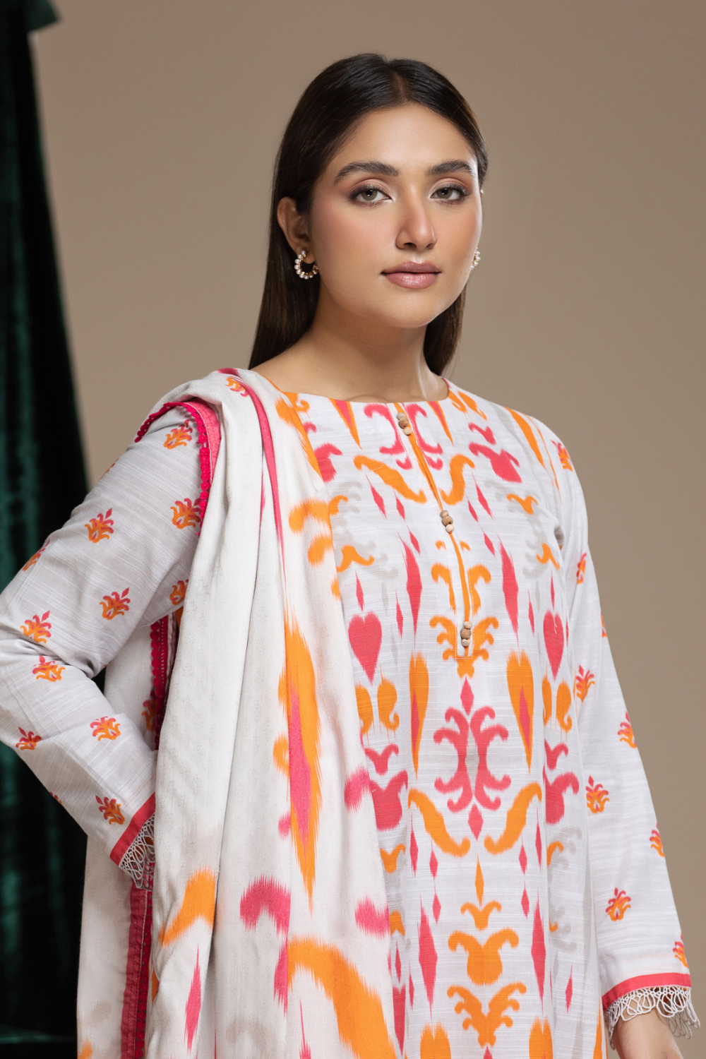 3 PC Unstitched | Khaddar  Printed Suit