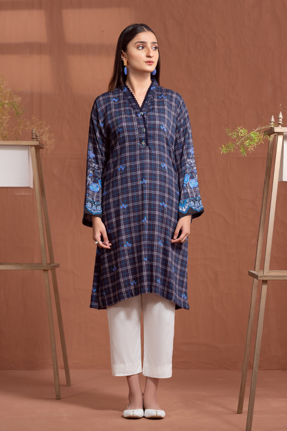 1 PC Unstitched | Printed Jacquard Shirt