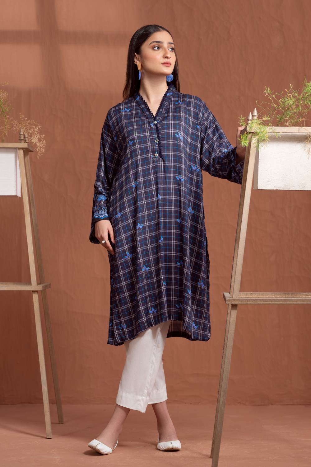 1 PC Unstitched | Printed Jacquard Shirt