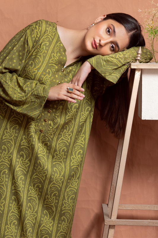 1 PC Unstitched | Printed Jacquard Shirt